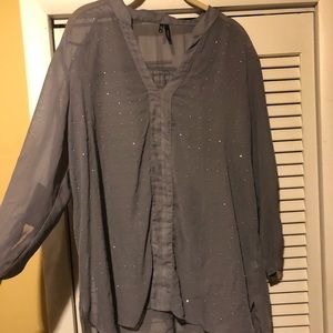 Gray light weight blouse